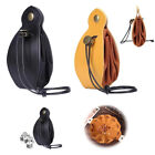 PU Leather Dice Storage Bag Drawstring Design Multi-purpose Portable Foldable S1