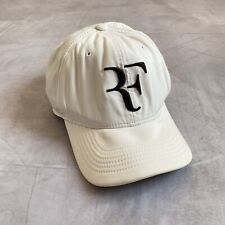 Nike Hat Cap Adult White Strapback Roger Federer Aerobill Dri-Fit Tennis Y2K