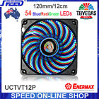 ENERMAX UCTVT12P T.B VEGAS TRIO Blue/Red/Green LEDs 12cm PC Case Cooling Fan
