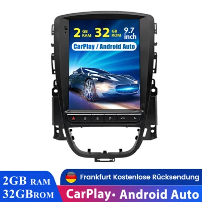 9.7" Android 12 Autoradio GPS Navi WiFi Apple Carplay Für Opel Astra J 2009-2015 - Bild 1 von 4