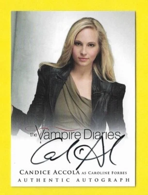 The Vampire Diaries Season 2 Autograph A6 Candice Accola as Caroline Forbes - Image 1 of 3