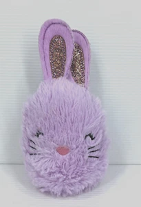 Walmart Purple Bunny Rabbit 7 Inch Plush Pink Glitter Ears Stuffed Animal Toy - Picture 1 of 9