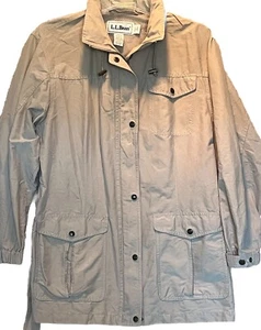 L.L. Bean Jacket Womens Size L City Career Convertible Hood Vented Light Weight - Picture 1 of 9