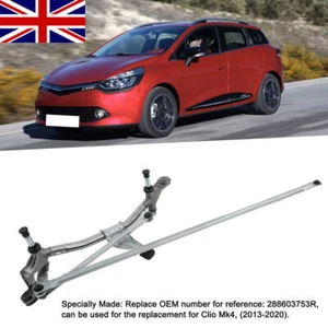 FOR RENAULT CLIO MK4 2013-2020 FRONT WINDSCREEN WIPER MOTOR LINKAGE RHD NEXT DAY - Picture 1 of 9