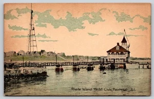Postcard Rhode Island Yacht Club Pawtucket Rhode Island - Bild 1 von 2