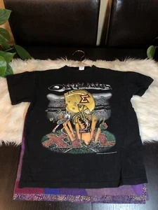 VTG 2000’s XFL Las Vegas OUTLAWS Black T-Shirt L Men Rare - Picture 1 of 5