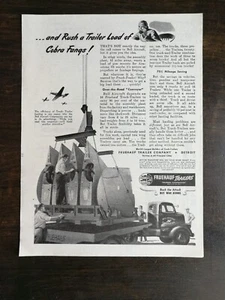 Vintage 1944 Fruehauf Trailers Bell Aircraft Corp WWII Full Page Original Ad 524 - Picture 1 of 1