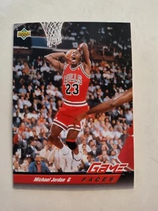 MICHAEL JORDAN Chicago BULLS 1993-94 UPPER DECK Game Faces Basketball Card #488 - Picture 1 of 2
