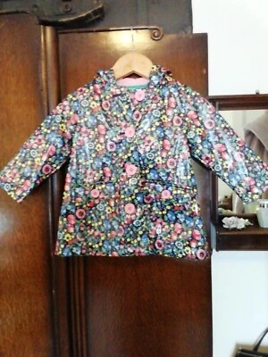 Baby Girls M&S Floral Hooded Mac 9 / 12 Months - Image 1 of 4