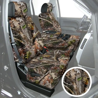For Volvo XC60 18-21 Saddleman TrueTimber 2nd Row Kanati Camo Custom Seat Covers - Image 1 of 4