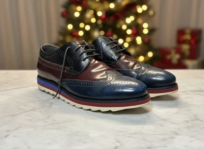 Мужская многоцветный Великобритании Brogue туфли коренастый подошва Longwing Brogue - Изображение 1 из 4