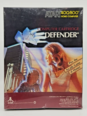 Atari Computer Boxed Video Game Cartridge - Defender - Sealed New - Image 1 of 2