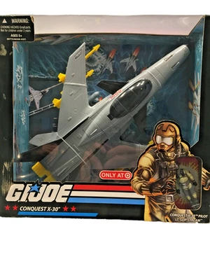 Hasbro G.I. Joe Conquest X-30 & Pilot Lt. Slip Stream - Target Exclusive (novo na caixa) - Imagem 1 de 4