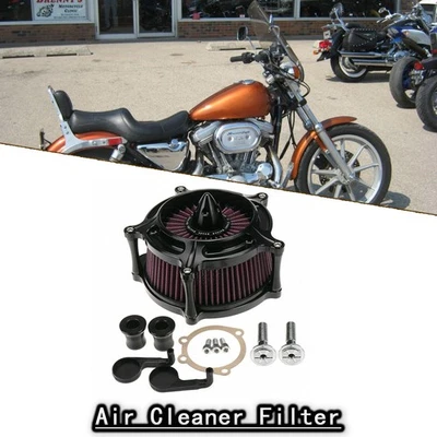 Air Intake Filter Cleaner Metal Fit For Harley Sportster XL883 1200 2005 Foto 1 de 4