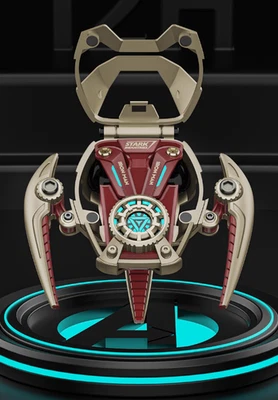 Marvel Avengers Iron Man Arc Reactor Bluetooth Wireless Headset RGB - Image 1 of 4