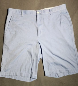 FJ Foot Joy Shorts Mens Size 38X10 Light Blue Flat Front Nylon Chino Casual Logo - Bild 1 von 19