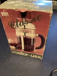 Melior Classic 3 Cup French Coffee Press - Picture 1 of 2