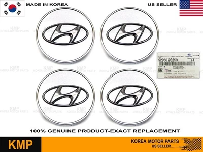 Tapacubos genuina⭐4x para Hyundai Elantra Kona Tucson Venue 2010-2025 52960-2S25 Foto 1 de 4