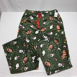 Pantalones de pijama para dormir “Buddy The Elf” película de elfos para hombre “Oh My God Santa” nuevos con etiquetas talla L - Imagen 1 de 20