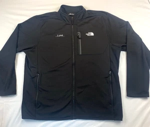 The North Face Men’s Black Full Zip Softshell Jacket Size Small Company Logo - Picture 1 of 10