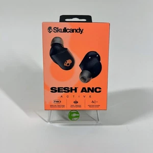 Neu Skullcandy Sesh ANC aktive True Wireless Ohrhörer schwarz/orange S2SAW - Bild 1 von 2