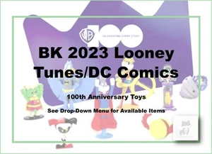 Burger King WB 100th Anniversary Looney Tunes DC Superhero Toys-Pick! - Picture 1 of 6