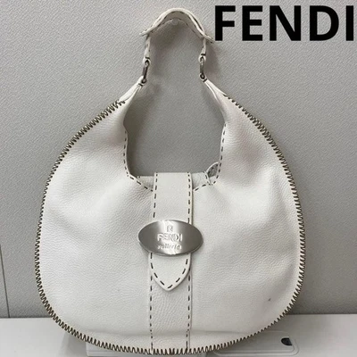 Bolso de Hombro FENDI Celerie Blanco Mujer Auténtico de Japón Foto 1 de 4