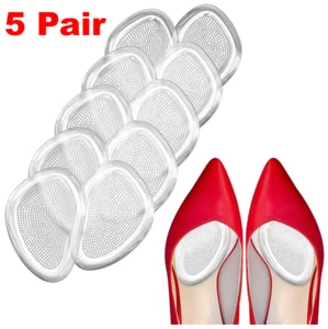 5 Pairs Metatarsal Pads Ball of Foot Soft Gel Cushions Shoe Inserts Reduce Pain - Picture 1 of 7