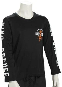 Salty Crew Boy's Colossal LS Surf Shirt - Black - New - Picture 1 of 1