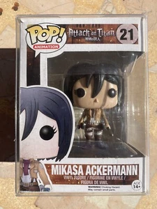 Funko Pop! Mikasa Ackerman #21(vaulted) de la serie de animación Attack On Titan - Imagen 1 de 5