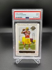 2005 Topps #431 Aaron Rodgers Rookie Card PSA 9 MINT