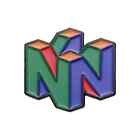 Nintendo 64 broche émail N64 logo NES années 90 console jeux vidéo chapeau sac à revers NEUF