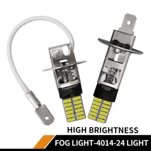2x Super Bright 6500K White H1 LED Headlight Kit High Low Beam Fog Driving Bulbs - Bild 1 von 8