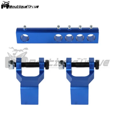 Kit de descenso delantero y trasero azul apto para Yamaha Warrior 350 YFM350X 1987-2004 Foto 1 de 4