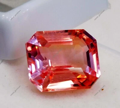11.00 Ct Natural Flawless Pink Morganite Certified Radiant Cut Loose Gemstone - Image 1 of 4