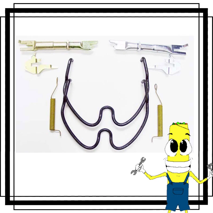 Kit de ferragens de mola de freio traseiro para Chevrolet Malibu 1998-2000 (ver gráfico) - Imagem 1 de 1