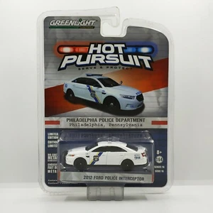 GREENLIGHT HOT PURSUIT 2012 FORD TAURUS POLICE INTERCEPTOR PHILADELPHIA - Picture 1 of 6