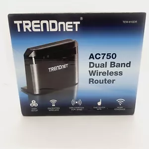 Trendnet TEW-810DR AC750 Dual Band Wireless Router Wi-Fi Wireless N & AC OpenBox - Picture 1 of 6