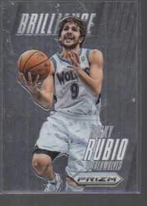 RICKY RUBIO 2013-14 PANINI PRIZM BRILLIANCE INSERT #16