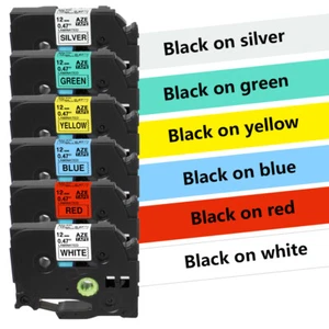 6x Cinta TZe-231 12mm para Brother P-Touch PT-H100LB E100 1000 1010 H105 - Imagen 1 de 15