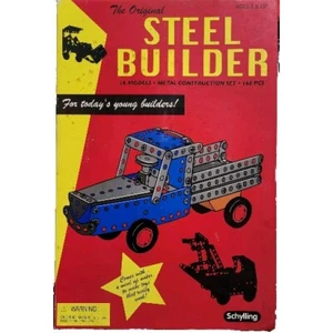Schylling Steel Builder Metal Construction Set 16 Models instructions Read - Picture 1 of 4
