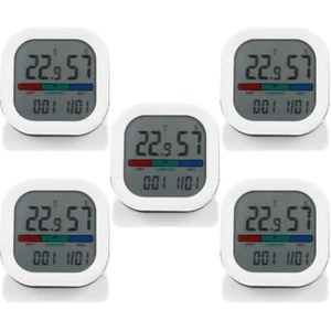 5 Count Electronic Temperature and Humidity Meter Hydrometer Hygrometer Digital - Picture 1 of 12