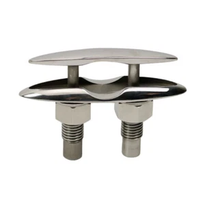6" Pull up cleat Deck Hidden Flush Mount 316 stainless steel Boat Cleat Marine - Bild 1 von 7