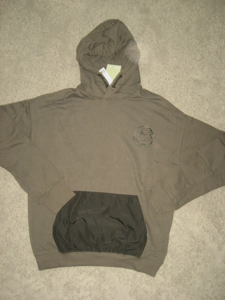 NEW boys army green hoodie 18-20 pullover long sleeve H&M Adventure Explorers - Image 1 of 1