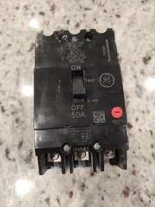 GE TEY350 Screw Circuit Breaker 3-Phase 480V/50A - Black - Picture 1 of 3