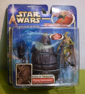 STAR WARS CARDED SAGA DE LUJO CLONES DE ATAQUE AOTC VOLANDO GEONOSIAN - Imagen 1 de 1