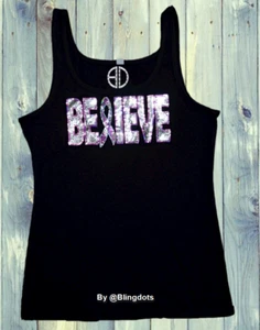 Camiseta Bling Concientización sobre el Cáncer de Mama sin Estrás - Imagen 1 de 6