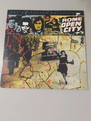 ROME OPEN CITY THE CRITERION COLLECTION LASERDISC. NEW. FACTORY SEALED - Image 1 of 2
