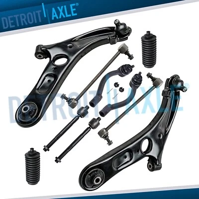Front Lower Control Arms + Tierods Sway Bars Kit for 2012-2017 Hyundai Veloster - Image 1 of 4