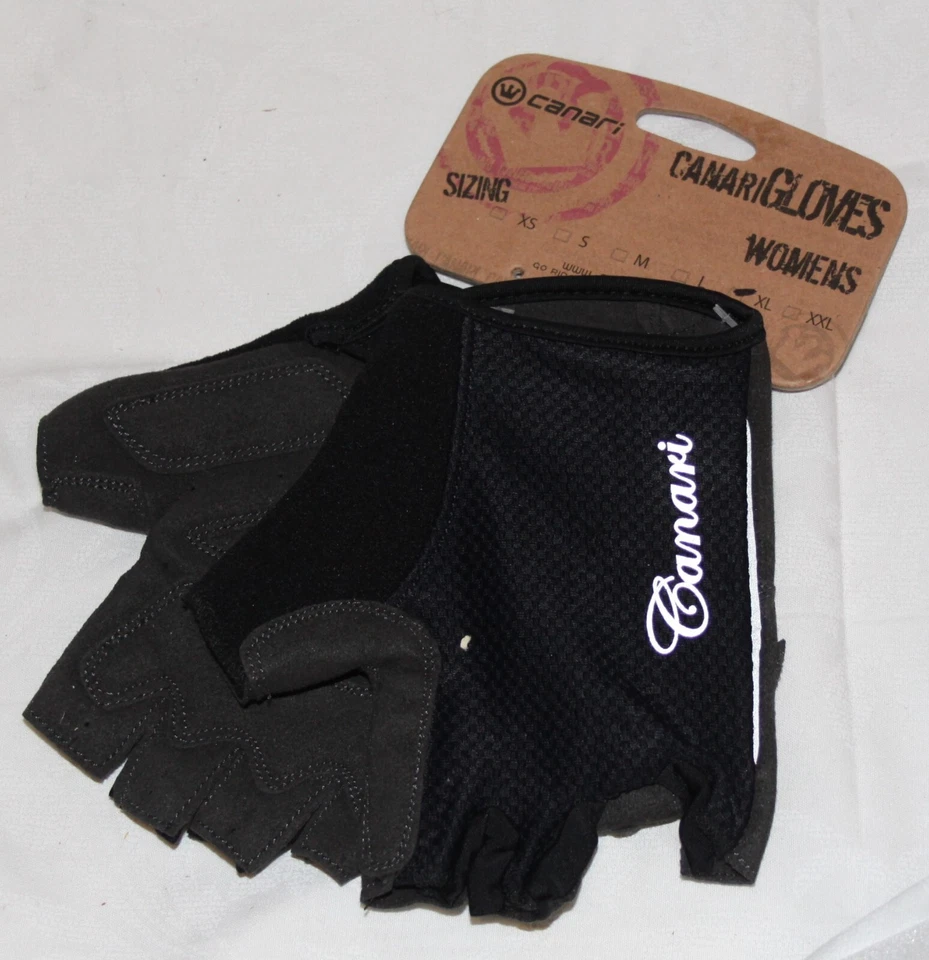 女士的 Canari 骑行无指手套全新 XL — 第 1/1 张图片